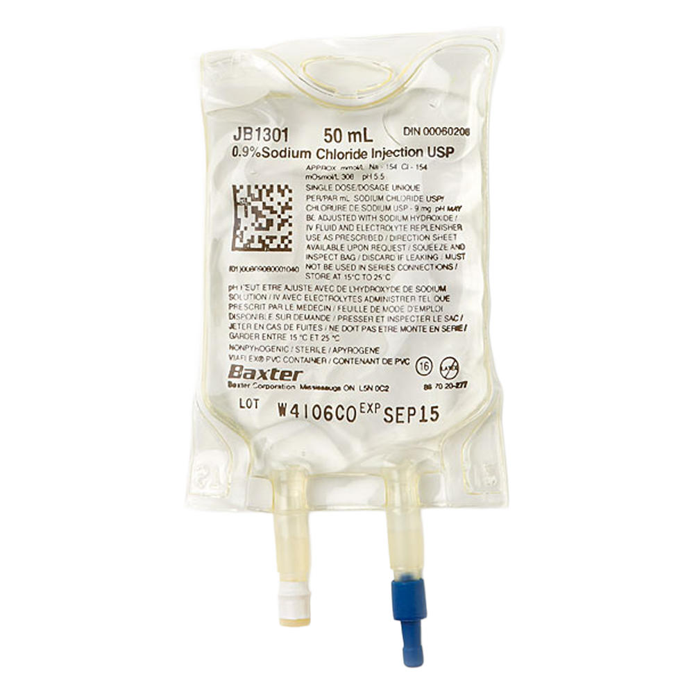 Baxter Sodium Chloride IV Bags 50ml